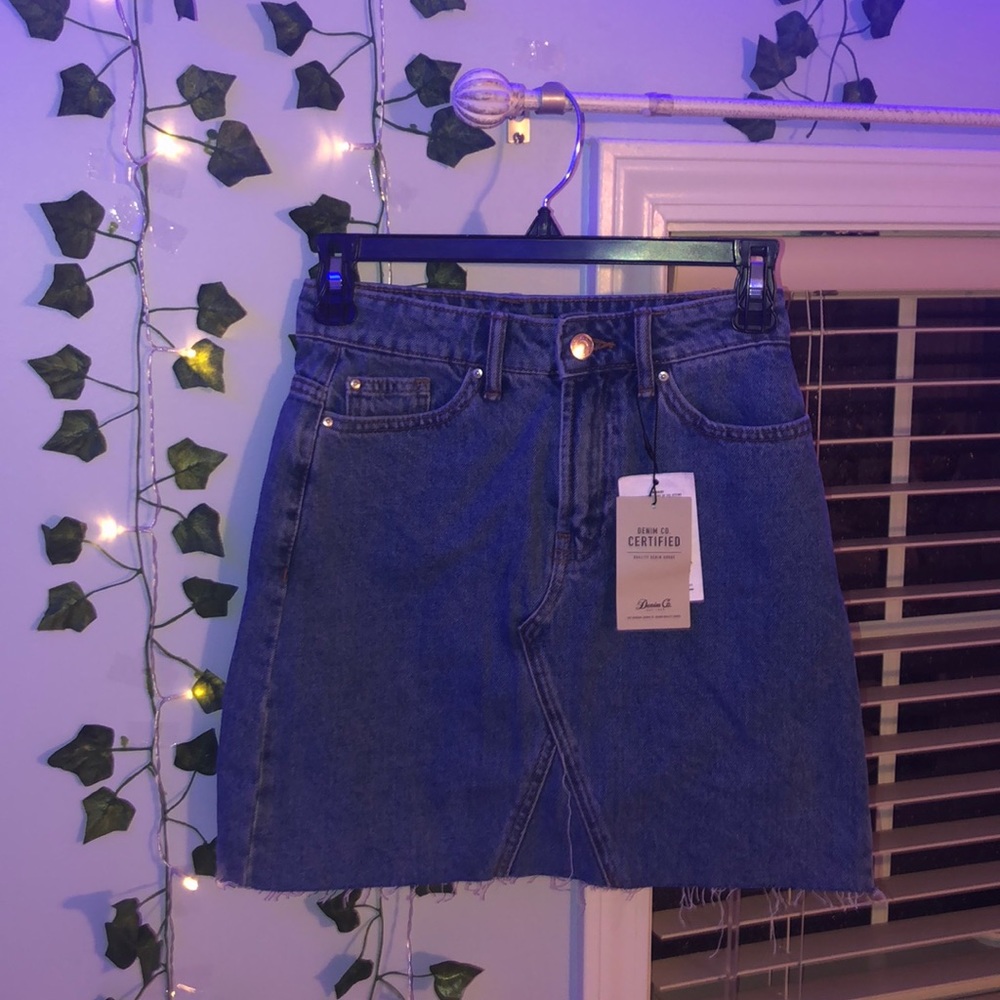 A jean skirt in great condition!